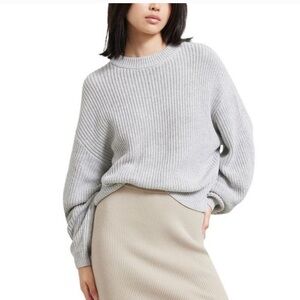 Modern Citizen Taupe Crewneck Sweater